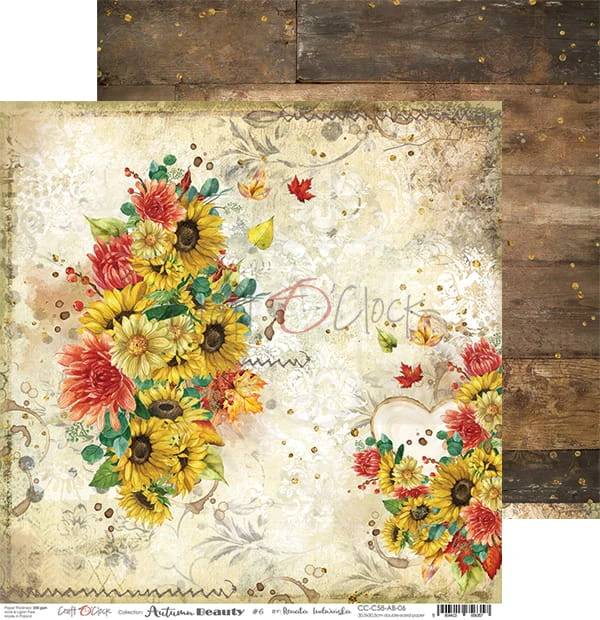 Zestaw papierów 30x30 Autumn Beauty CC-C58-AB-00 Craft O'Clock