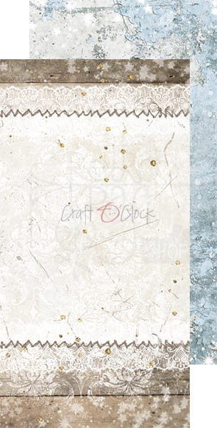 Zestaw papierów bazowych 15x30 Winter Morning CC-C59-WM-09 Craft O'Clock