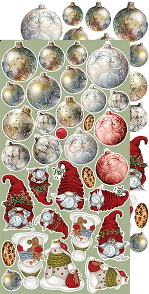 Zestaw dodatków 15x30 Christmas Treasure - Christmas CC-F29-CHT-12 Craft O'Clock
