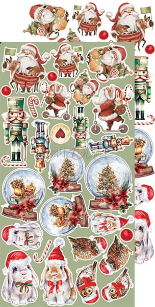 Zestaw dodatków 15x30 Christmas Treasure - Christmas CC-F29-CHT-12 Craft O'Clock