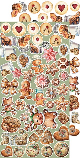 Zestaw dodatków 15x30 Christmas Treasure - Christmas CC-F29-CHT-12 Craft O'Clock