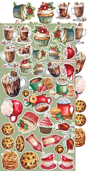 Zestaw dodatków 15x30 Christmas Treasure - Christmas CC-F29-CHT-12 Craft O'Clock