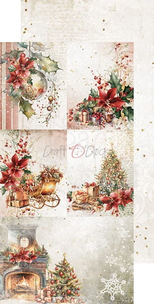 Zestaw dodatków 15x30 Christmas Treasure - Christmas CC-F29-CHT-12 Craft O'Clock