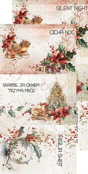 Zestaw dodatków 15x30 Christmas Treasure - Christmas CC-F29-CHT-12 Craft O'Clock