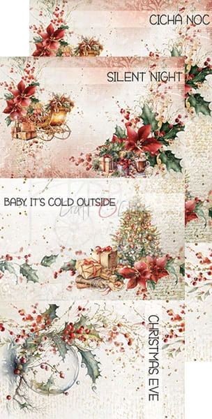 Zestaw dodatków 15x30 Christmas Treasure - Christmas CC-F29-CHT-12 Craft O'Clock