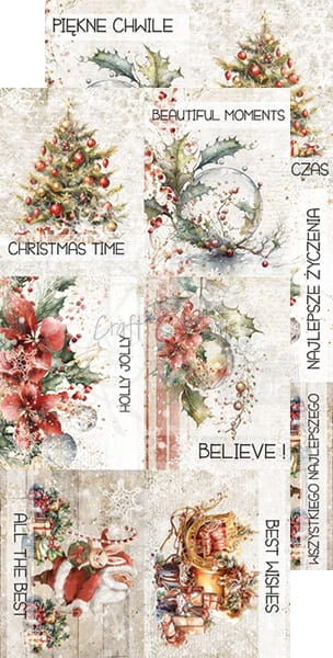 Zestaw dodatków 15x30 Christmas Treasure - Christmas CC-F29-CHT-12 Craft O'Clock