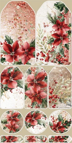 Zestaw dodatków 15x30 Christmas Treasure - Kwiaty CC-F29-CHT-11 Craft O'Clock
