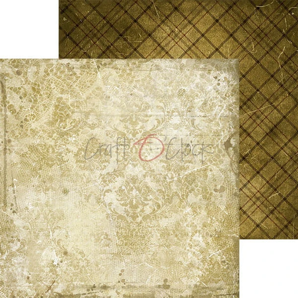 Zestaw papierów 15x15 Basic 03 Brown Mood CC-ZM-BC03 Craft O'Clock