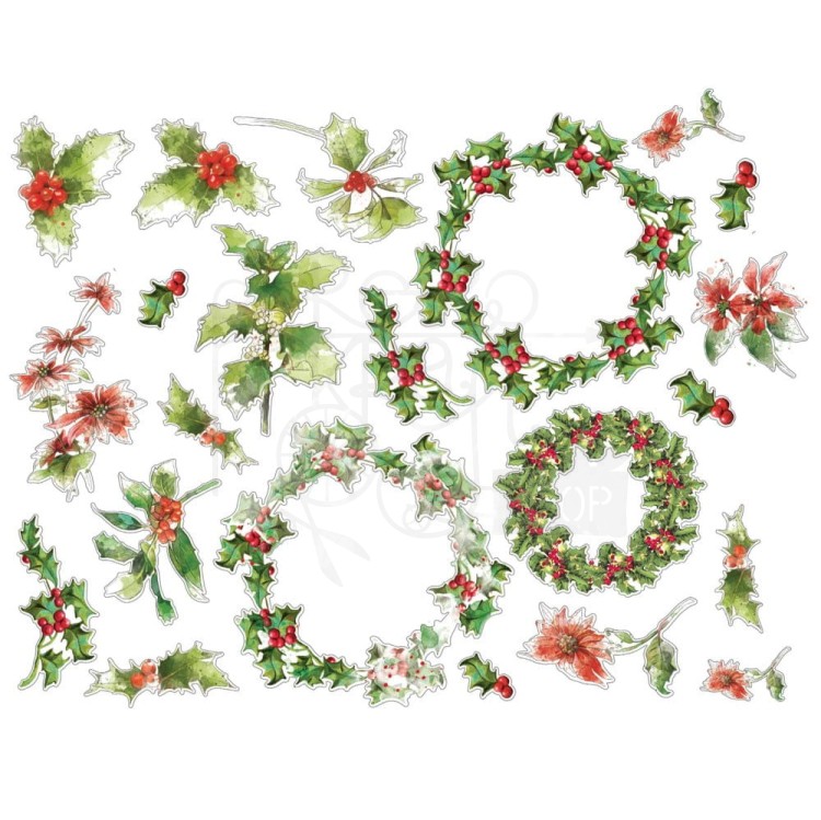 Ozdoby foliowe Christmas Spectacular Acetate Foliage 44szt S2324463 49 and Market