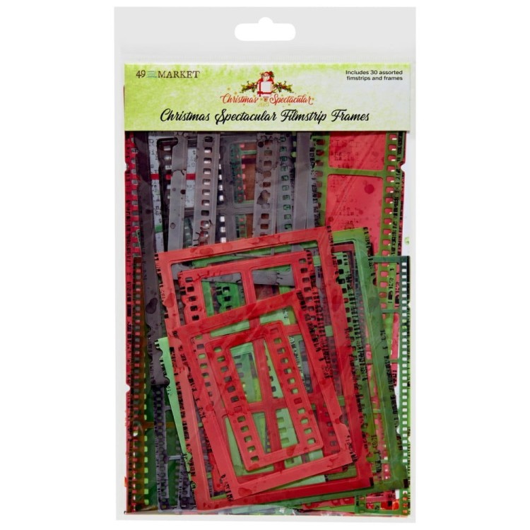 Ozdoby klisze Christmas Spectacular Filmstrip Frames 30szt S2324456 49 and Market
