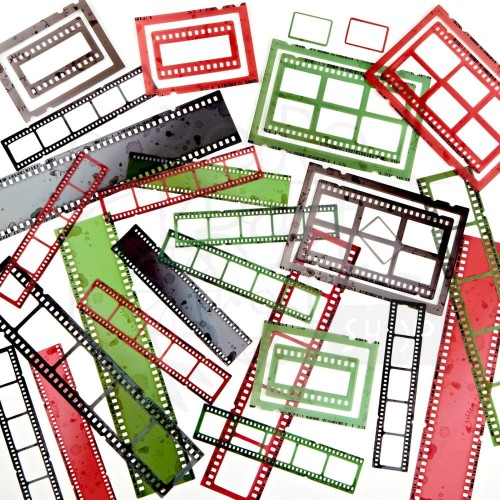 Ozdoby klisze Christmas Spectacular Filmstrip Frames 30szt S2324456 49 and Market
