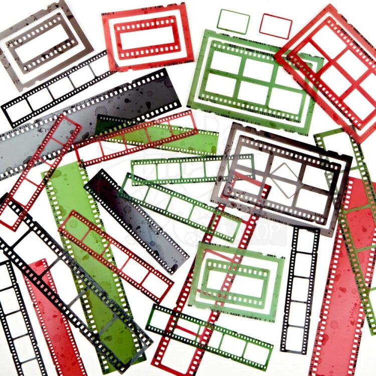 Ozdoby klisze Christmas Spectacular Filmstrip Frames 30szt S2324456 49 and Market