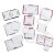 Ozdoby tekturowe ramki Christmas Spectacular Chipboard Frames 18 szt S2324449 49 and Market