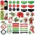 Ozdoby papierowe die-cuts Christmas Spectacular Chipboard Set 54szt S2324425 49 and Market