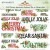 Rub-on transfer 30x30cm Christmas Spectacular Sentiments 1 arkusz S2324371 49 and Market