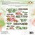 Rub-on transfer 30x30cm Christmas Spectacular Sentiments 1 arkusz S2324371 49 and Market