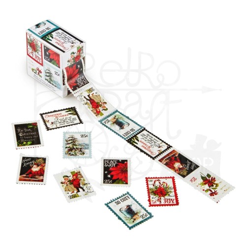 Taśma washi tape Christmas Spectacular Postage Stamp S2323848 49 and Market