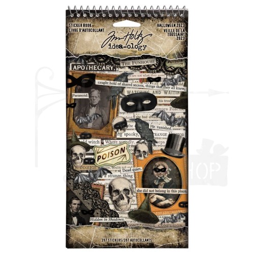 Naklejki Idea-Ology Sticker Book Halloween 397szt TH94335 Tim Holtz