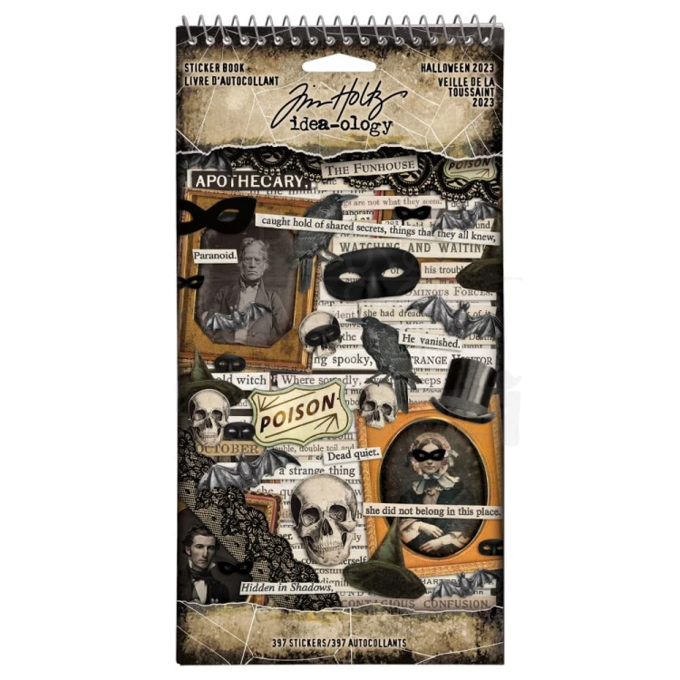 Naklejki Idea-Ology Sticker Book Halloween 397szt TH94335 Tim Holtz