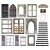 Ozdoby tekturowe i foliowe Idea-Ology Baseboards &amp; Transparencies Halloween 54szt TH94334 Tim Holtz