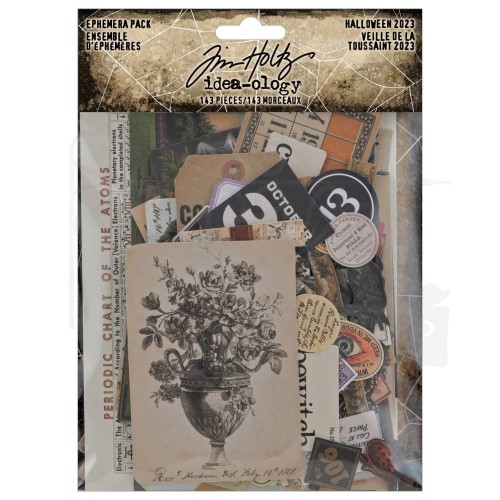 Ozdoby papierowe Idea-Ology Ephemera Pack Halloween 143szt TH94332 Tim Holtz