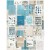 Zestaw papierów 15x20 Collage Sheets Color Swatch Ocean 40 arkuszy CSO41312 49 and Market