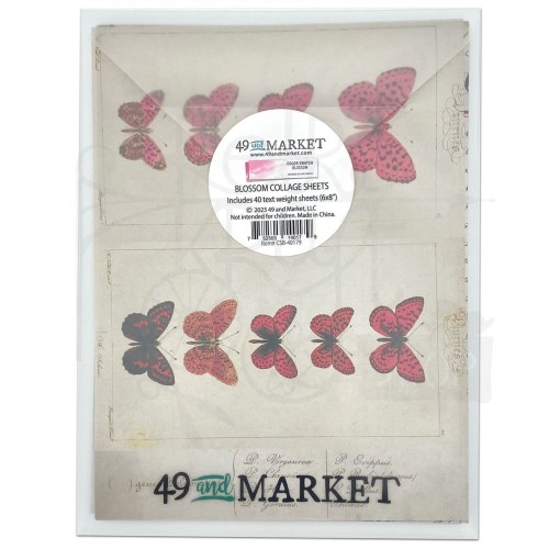 Zestaw papierów 15x20 Collage Sheets Color Swatch Blossom 40 arkuszy CSB40179 49 and Market
