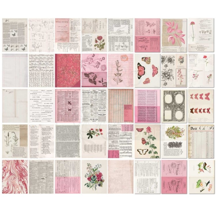 Zestaw papierów 15x20 Collage Sheets Color Swatch Blossom 40 arkuszy CSB40179 49 and Market