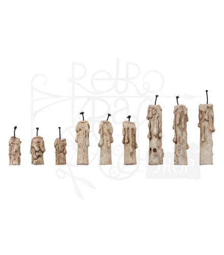 Ozdoby żywiczne świece Idea-Ology Resin Drippy Candles 9szt TH94260 Tim Holtz