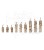 Ozdoby żywiczne świece Idea-Ology Resin Drippy Candles 9szt TH94260 Tim Holtz