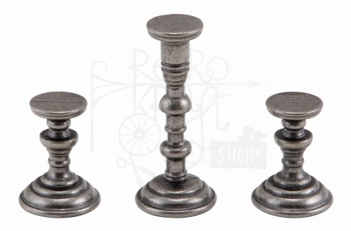 Ozdoby metalowe świeczniki Idea-Ology Metal Adornments Candle Stands 3szt TH94166 Tim Holtz