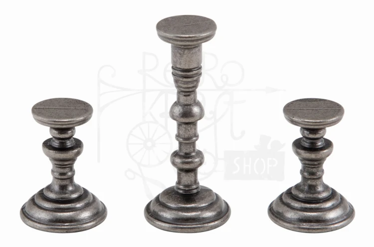 Ozdoby metalowe świeczniki Idea-Ology Metal Adornments Candle Stands 3szt TH94166 Tim Holtz