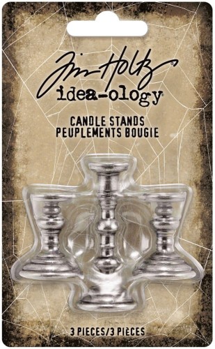 Ozdoby metalowe świeczniki Idea-Ology Metal Adornments Candle Stands 3szt TH94166 Tim Holtz