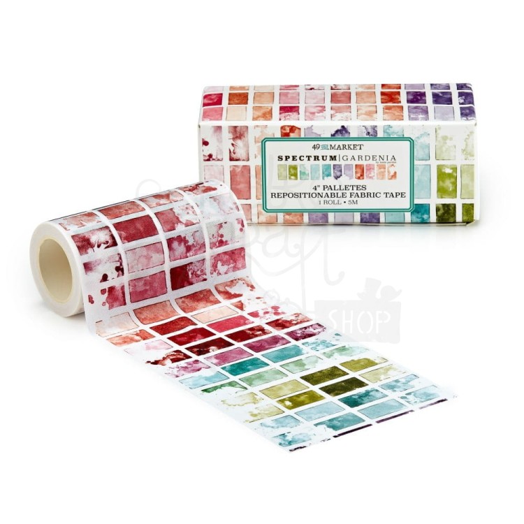 Taśma materiałowa Spectrum Gardenia Palettes 10cmx5m SG39982 49 and Market