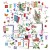 Ozdoby papierowe die-cuts Spectrum Gardenia General 111szt SG23626 49 and Market