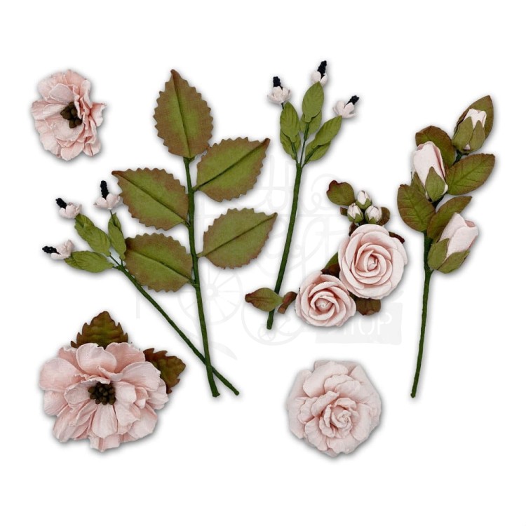 Kwiaty kwiatki papierowe Nature's Bounty - Taffy 8szt NB40308 49 and Market