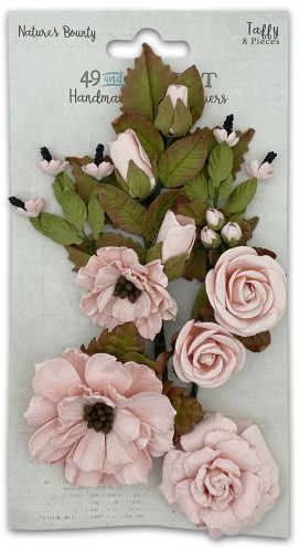 Kwiaty kwiatki papierowe Nature's Bounty - Taffy 8szt NB40308 49 and Market