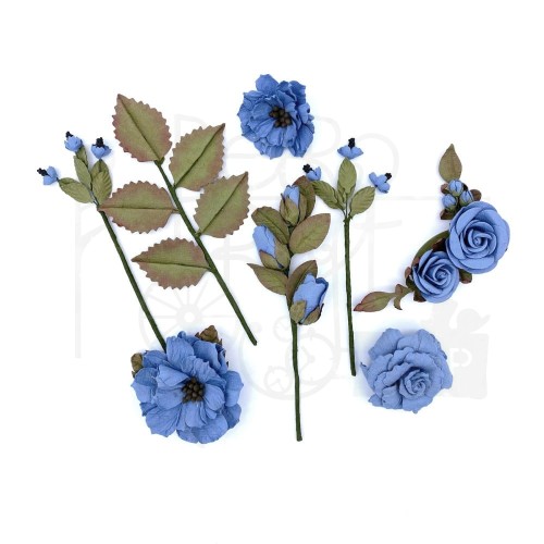 Kwiaty kwiatki papierowe Nature's Bounty - Cornflower 8szt NB40292 49 and Market