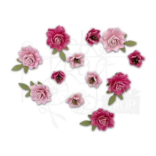 Kwiaty kwiatki papierowe Florets - Punch 12szt 49FMF40438 49 and Market