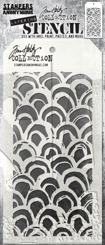 Szablon maska 12x22cm Brush Arch THS168 Tim Holtz Stampers Anonymous