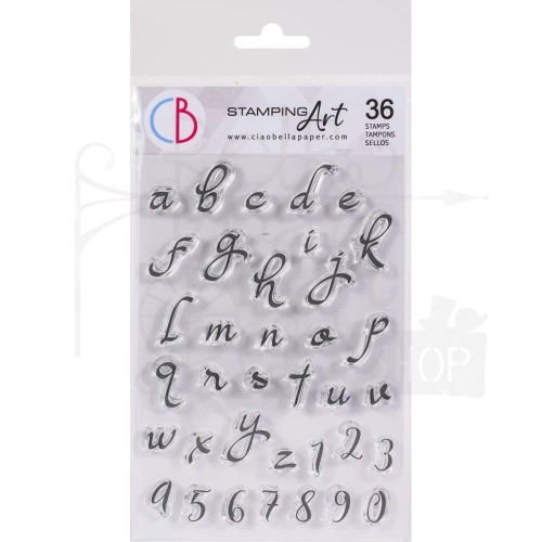 Stempel akrylowy 10x15cm Moonlight Lowercase Alphabet PS6008 - Ciao Bella