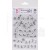 Stempel akrylowy 10x15cm Moonlight Lowercase Alphabet PS6008 - Ciao Bella