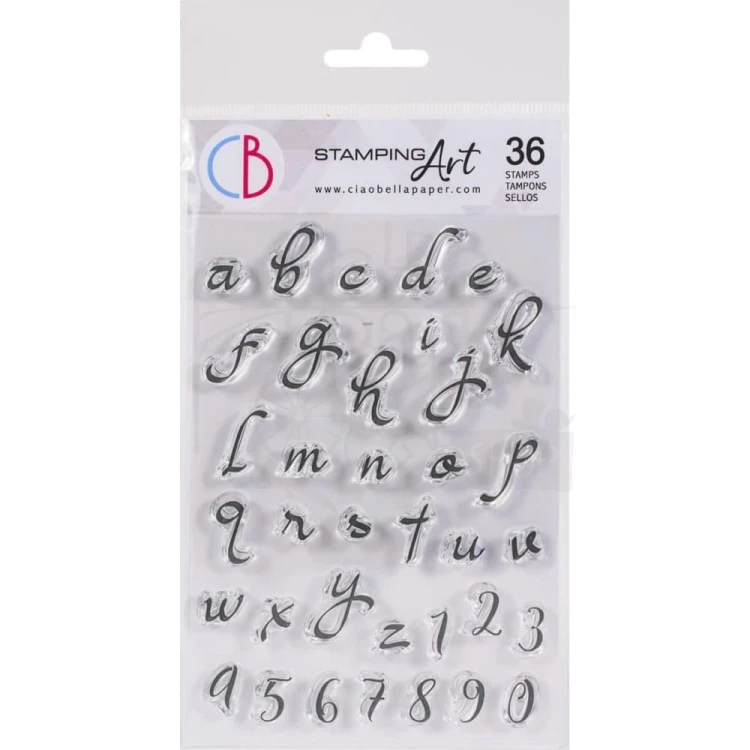Stempel akrylowy 10x15cm Moonlight Lowercase Alphabet PS6008 - Ciao Bella