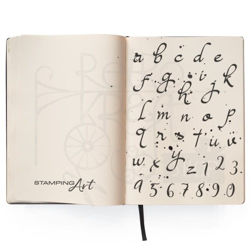 Stempel akrylowy 10x15cm Moonlight Lowercase Alphabet PS6008 - Ciao Bella
