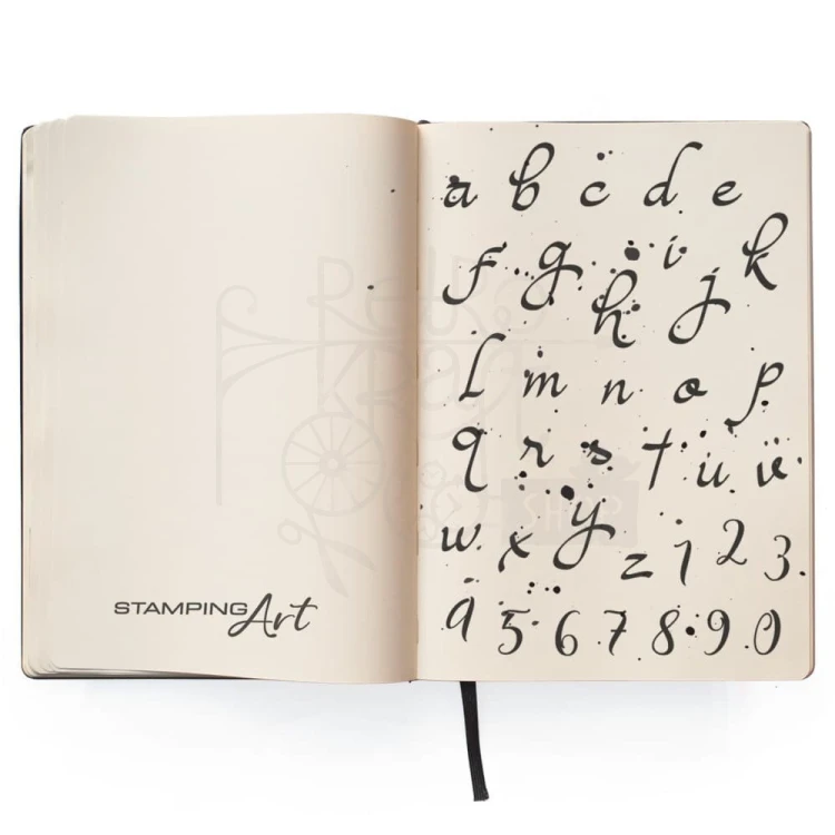 Stempel akrylowy 10x15cm Moonlight Lowercase Alphabet PS6008 - Ciao Bella