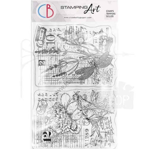 Stempel akrylowy 10x15cm Botanical Postcard PS6058 - Ciao Bella