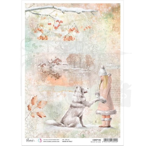 Papier ryżowy A4 The Gift Of Love CBRP196 - Ciao Bella