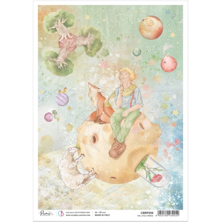 Papier ryżowy A4 The Little Prince CBRP206 - Ciao Bella