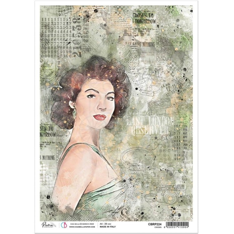 Papier ryżowy A4 Enigma CBRP224 - Ciao Bella