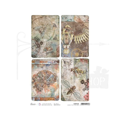 Papier ryżowy A4 Engine Of The Future Cards CBRP246 - Ciao Bella